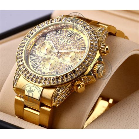 rolex cosmograph daytona gold diamond